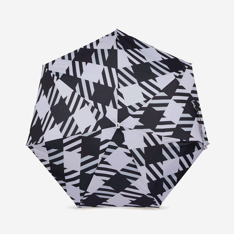 SIMPLE FORM. - Anatole Anatole Folding Umbrella Black Gingham Smith - 