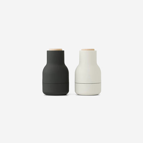 SIMPLE FORM. - Audo Copenhagen Audo Bottle Grinders Ash + Carbon Beech Small - 