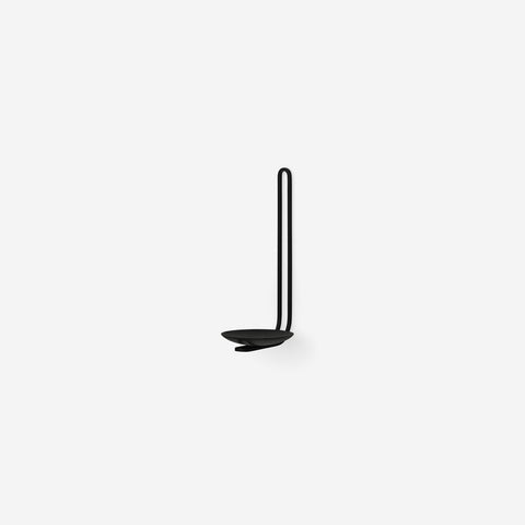 SIMPLE FORM. - Audo Copenhagen Audo Clip Candle Holder Wall Black 20cm - 