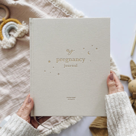 SIMPLE FORM. - Blush and Co Blush & Gold Pregnancy Journal - 