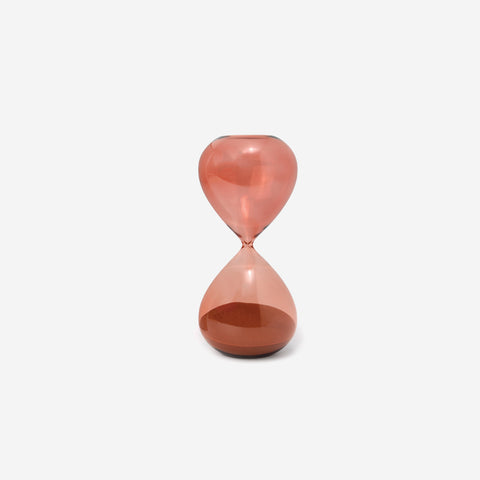 SIMPLE FORM. - Design Works Design Works Hourglass Terracotta Ombre 60 Minutes - 