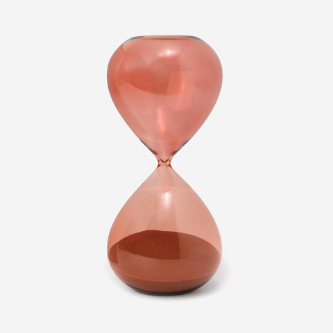 SIMPLE FORM. - Design Works Design Works Hourglass Terracotta Ombre 60 Minutes - 
