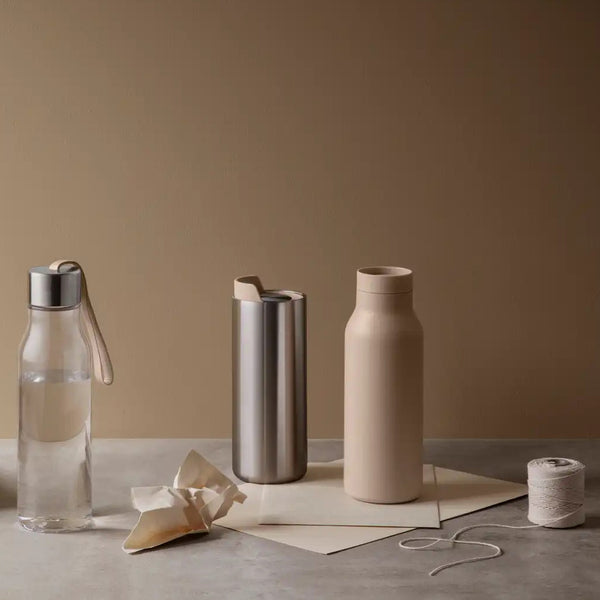 Eva Solo Urban Thermo Flask Beige Water Bottle Simple Form