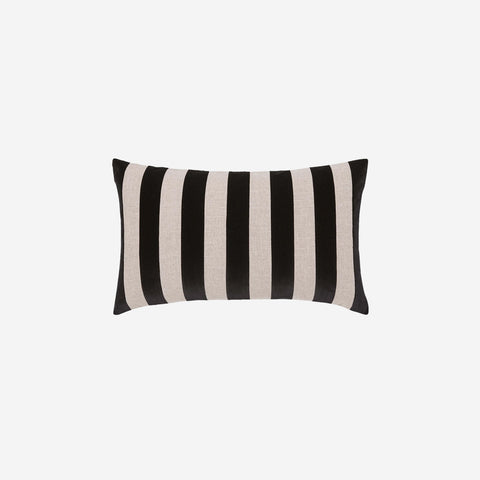 SIMPLE FORM. - LM Home L&M Home Etro Stripe Velvet Cushion Black - 