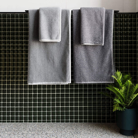 SIMPLE FORM. - LM Home L&M Home Tweed Grey Face Towel - 
