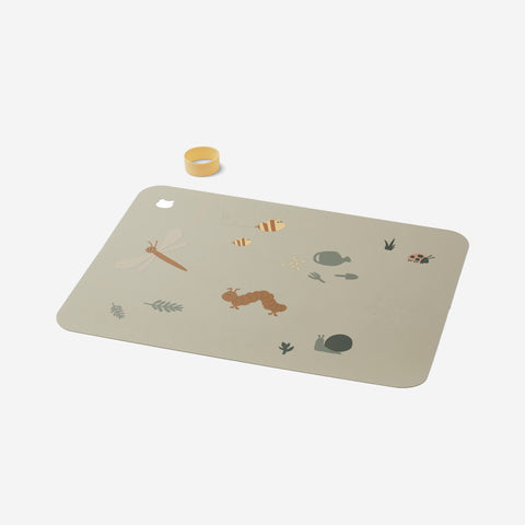 SIMPLE FORM. - Liewood Liewood Jude Placemat Nature Sandy - 