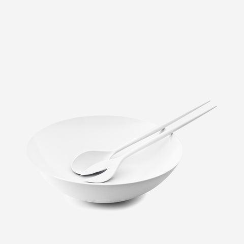 SIMPLE FORM. - Normann Copenhagen Normann Copenhagen Krenit Salad Bowl White - 