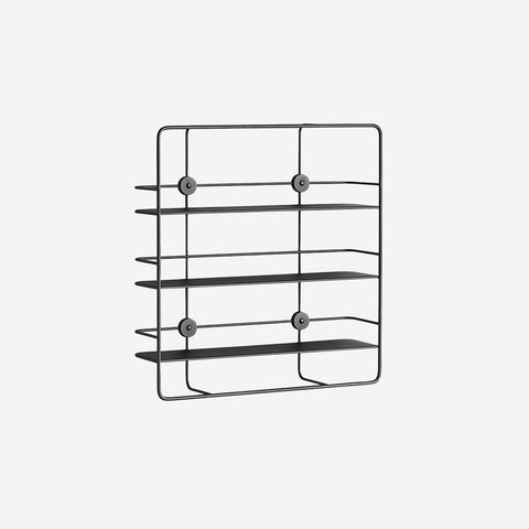 SIMPLE FORM. - WOUD Woud Coupe Square Shelf Black - 