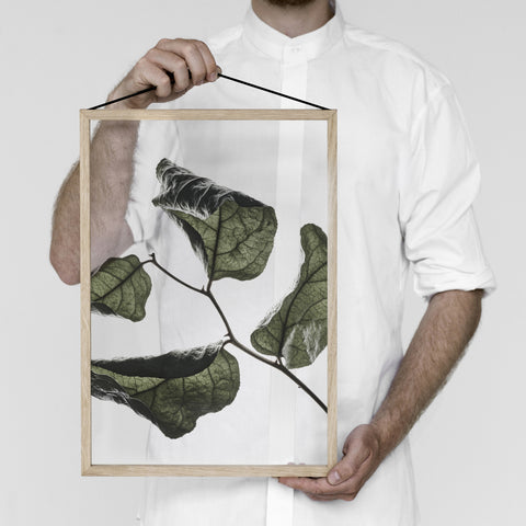 SIMPLE FORM. - Moebe Moebe Floating Leaves Transparent Print 03 - 
