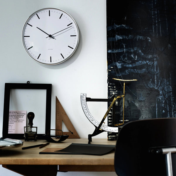 ARNE JACOBSEN WALL CLOCK 16 センチ ARNE JACOBSEN Wall Clock Station 16cm