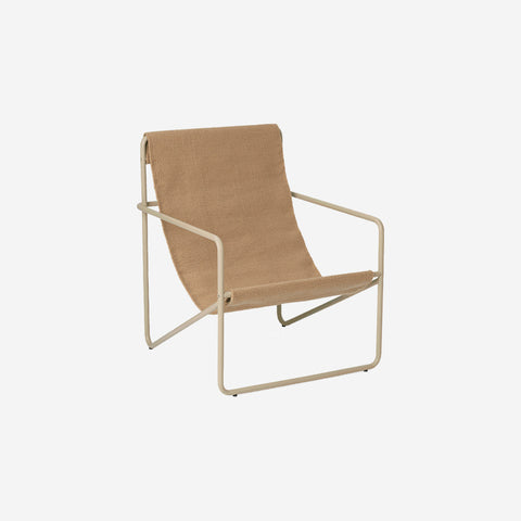 SIMPLE FORM. - Ferm Living Ferm Living Desert Lounge Chair Cashmere / Sand - 