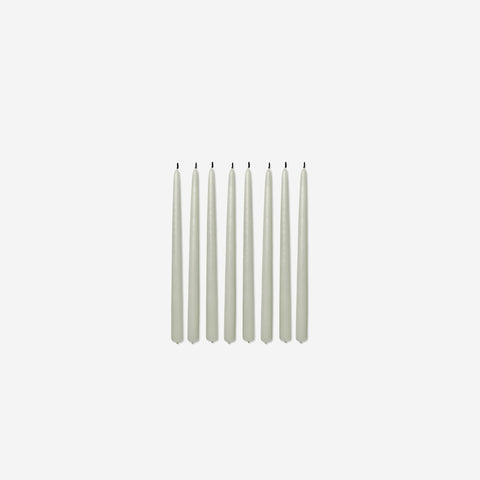 SIMPLE FORM. - Ferm Living Ferm Living Dipped Candles Set of 8 Sage - 