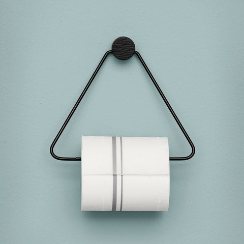 SIMPLE FORM. - Ferm Living Ferm Living Toilet Paper Holder Black - 