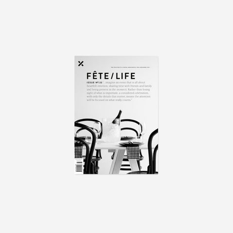 SIMPLE FORM. - Fete Press Fete Magazine Volume 33 - 
