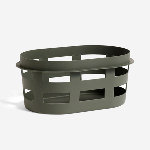 HAY Laundry Basket Small Army Utility Simple Form