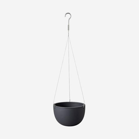 SIMPLE FORM. - Kinto Kinto Hanging Plant Pot Large Black - 