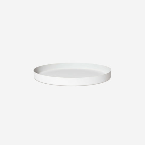 SIMPLE FORM. - LM Home L&M Home Mona Round Tray Chalk - 