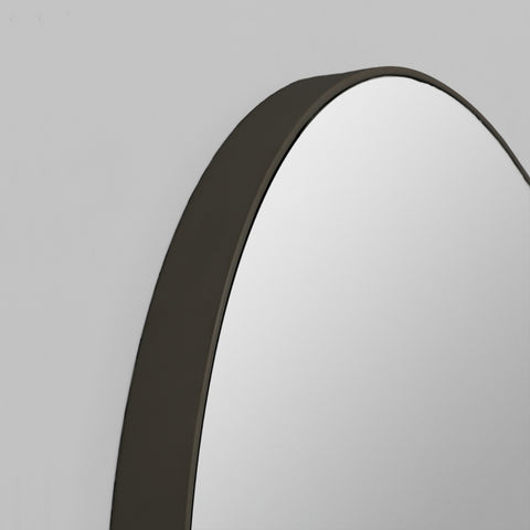 SIMPLE FORM. - Middle of Nowhere Middle Of Nowhere Flynn Round Mirror Black - 