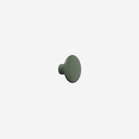 SIMPLE FORM. - Muuto Muuto Dots Hook Wood Dusty Green Small - 