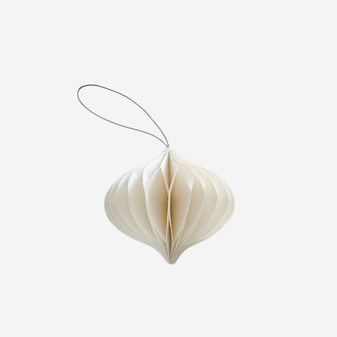 SIMPLE FORM. - Nordic Rooms Nordic Rooms Paper Christmas Ornament White Jewel - 