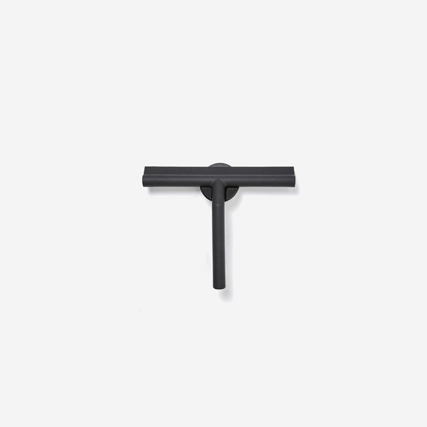 Zone Denmark Solo Shower Squeegee With Magnetic Holder - 21 Cm Silicone Blade, Rust-Free, 2-Pack, Black