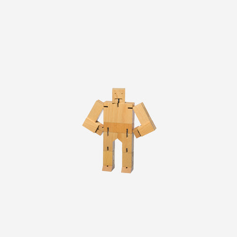 SIMPLE FORM. - Areaware Areaware Cubebot Small Robot Natural - 