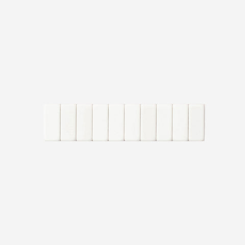 SIMPLE FORM. - Blackwing Blackwing Replacement Eraser Pack White - 