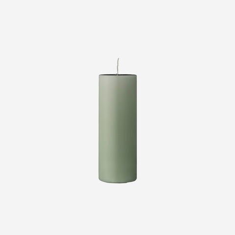 SIMPLE FORM. - Bloomingville Bloomingville Anja Column Candle Green Tall - 