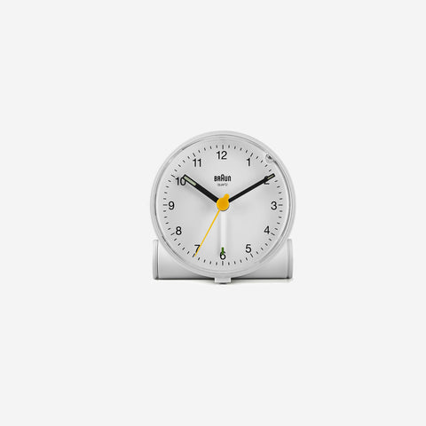 SIMPLE FORM. - Braun Braun BC01W Classic Analogue Alarm Clock White - 