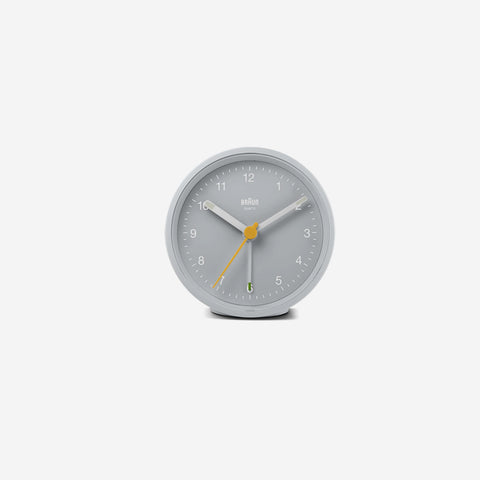 SIMPLE FORM. - Braun Braun BC12G Classic Analogue Alarm Clock Grey - 