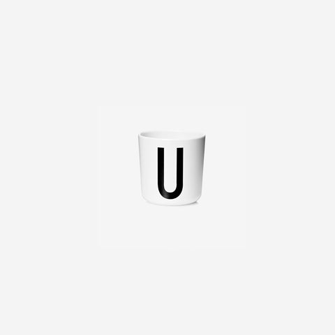SIMPLE FORM. - Design Letters Design Letters Melamine Alphabet Cup U - 