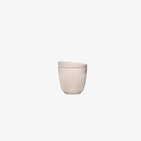 SIMPLE FORM. - Huskee Huskee Cup + Lid Natural 6oz - 