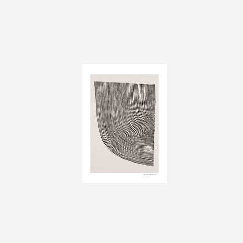 SIMPLE FORM. - The Poster Club Leise Dich Abrahamsen Curves Print - 