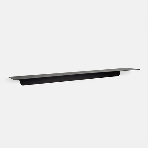 SIMPLE FORM. - Made of Tomorrow Made Of Tomorrow Fold Ledge Shelf Black Long - 
