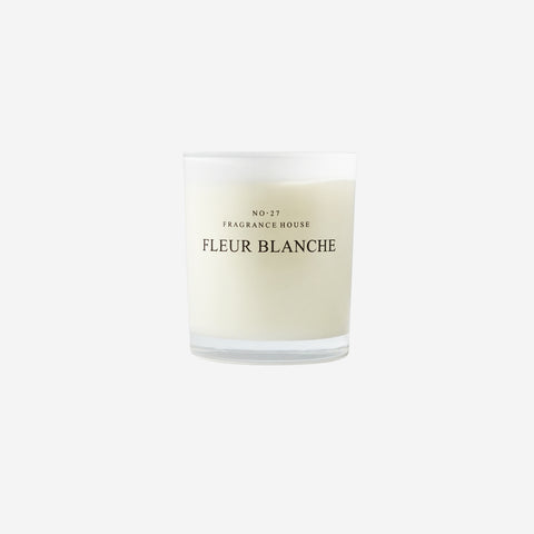 SIMPLE FORM. - No.27 Fragrance House No.27 Candle Fleur Blanche - 
