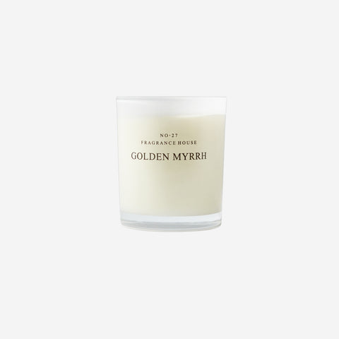 SIMPLE FORM. - No.27 Fragrance House No.27 Candle Golden Myrrh - 