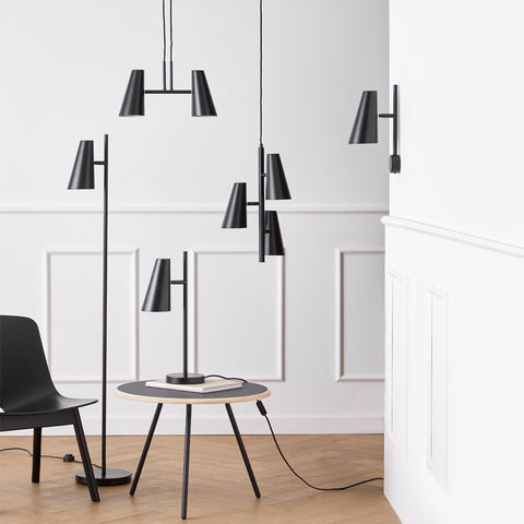 SIMPLE FORM. - WOUD Woud Cono Pendant Black 2 Shades - 