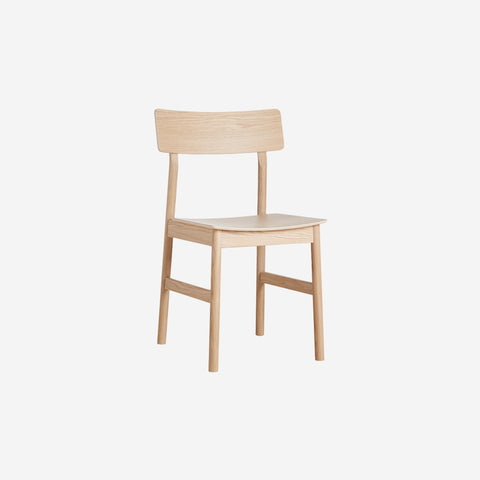 SIMPLE FORM. - WOUD Woud Pause Dining Chair White Oak - Ex Display - 