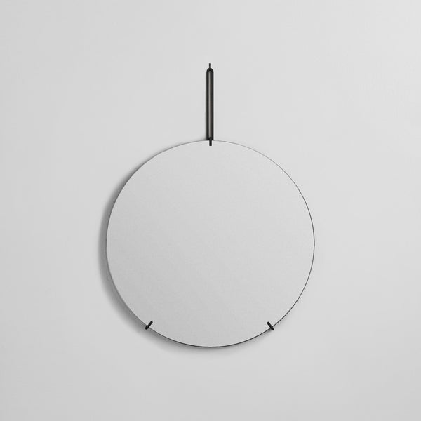 Moebe Black Wall Mirror Ø70cm | Mirrors | Simple Form