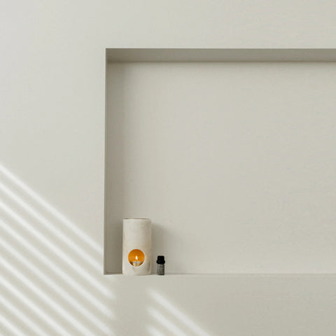 SIMPLE FORM. - Addition Studio Addition Studio Synergy Oil Burner Travertine - 