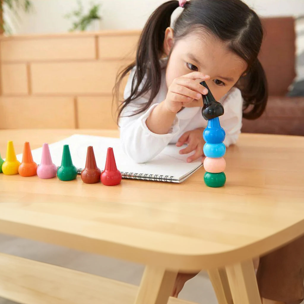 Basic Crayons Aozora Baby Color Crayons Basic 6-Pack | Children's Art + Craft ...