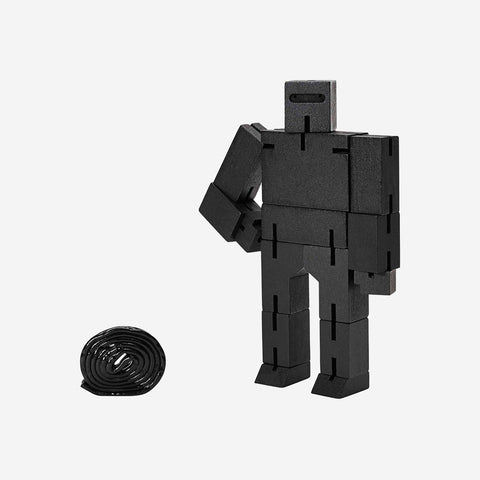 Areaware Cubebot Ninja Black Small Figurine Areaware - [store_name]