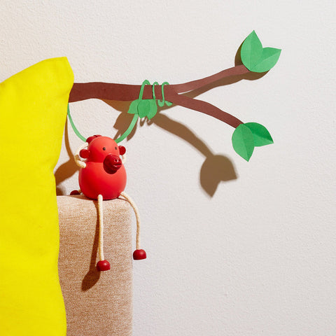 Areaware Palimals Monkey Red Figurine Areaware - [store_name]