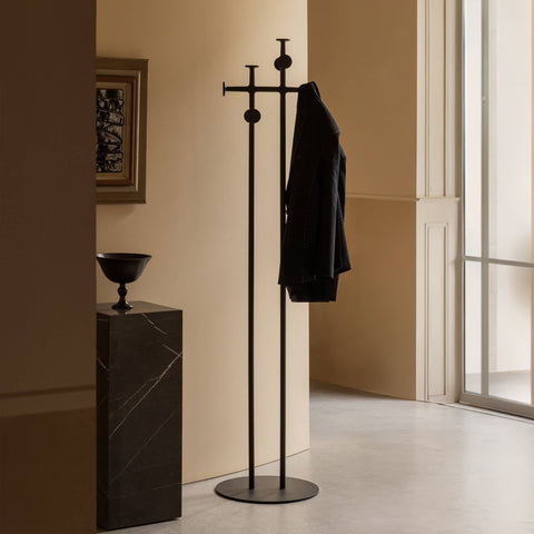 Audo Afteroom Coat Stand & Hanger Black Coat Rack Audo Copenhagen - [store_name]