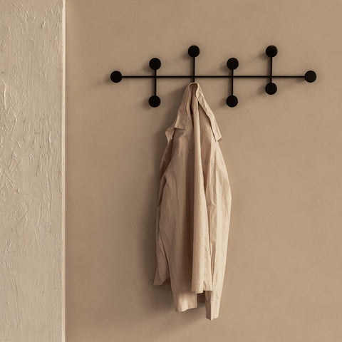 Audo Afteroom Coat Hanger Large Black Wall Hanger Audo Copenhagen - [store_name]