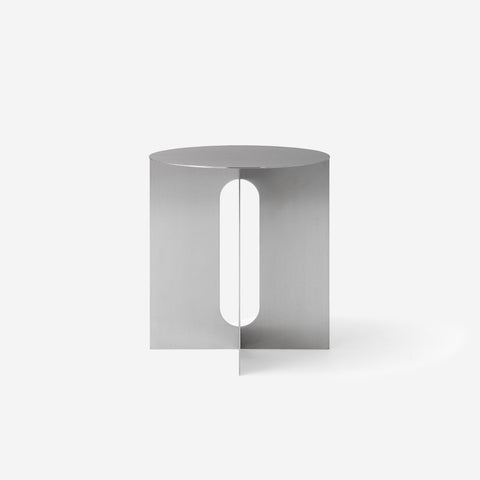 Audo Androgyne Side Table Ø40 Stainless Steel Side Table Audo Copenhagen - [store_name]