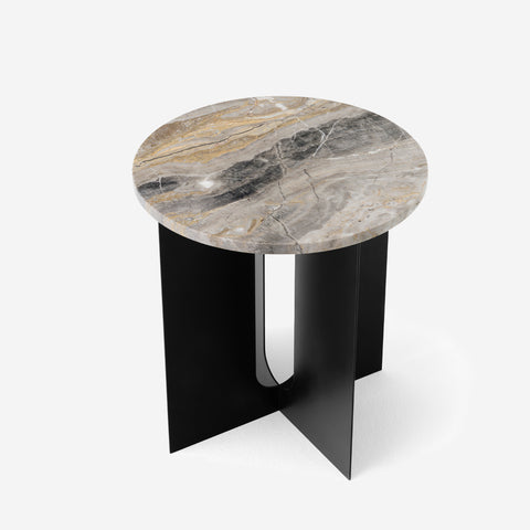 Audo Androgyne Side Table Ø42 Table Top Grey Galaxy Side Table Audo Copenhagen - [store_name]