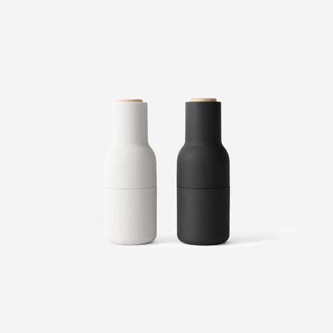 SIMPLE FORM. - Audo Copenhagen Audo Bottle Grinders Ash + Carbon Oak - 