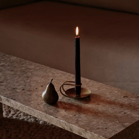 SIMPLE FORM. - Audo Copenhagen Audo Clip Candle Holder Table Brass - 