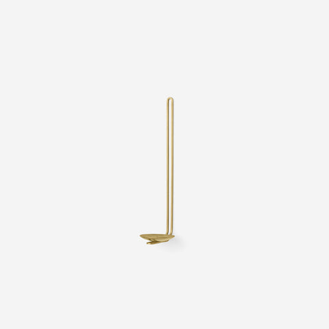 SIMPLE FORM. - Audo Copenhagen Audo Clip Candle Holder Wall Brass 34cm - 